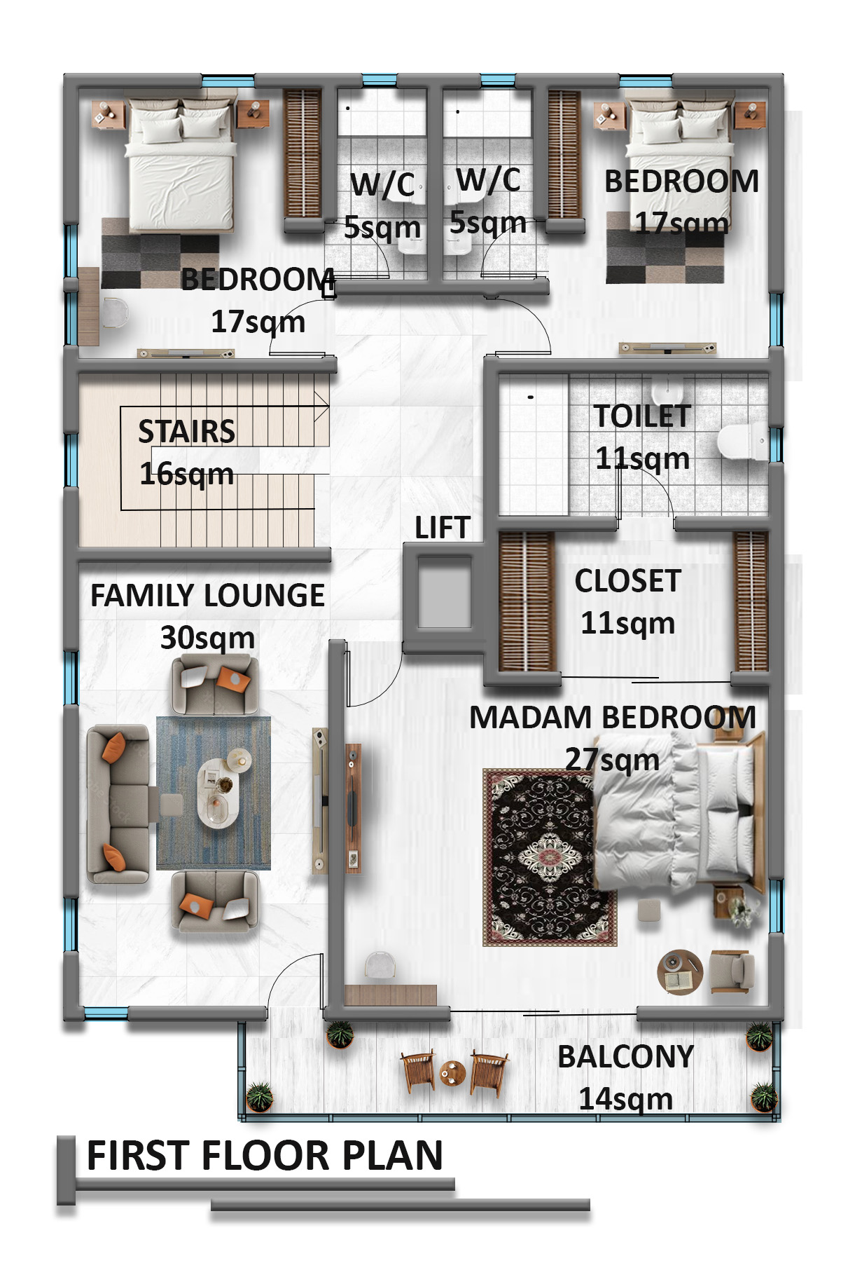 FIRST FLOOR DETACHED